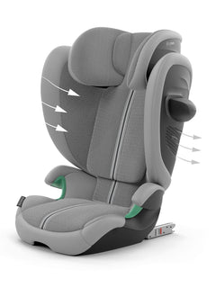 Cybex Solution G2 Plus i-Size Car Seat ISOFIX Stone Grey - Mid Grey Cybex Mama's Joy