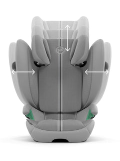 Cybex Solution G2 Plus i-Size Car Seat ISOFIX Stone Grey - Mid Grey Cybex Mama's Joy