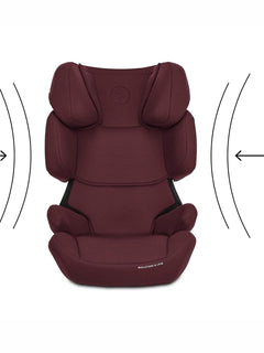 Cybex Solution X i-Fix i-Size Child Car Seat Isofix Cobblestone Rumba Red Cybex Mama's Joy