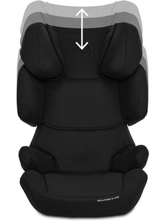 Cybex Solution X i-Fix i-Size Child Car Seat Isofix Adjustable Backrest - Black Cybex Mama's Joy