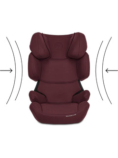 Cybex Solution X i-Fix i-Size Child Car Seat Isofix Cobblestone Rumba Red Cybex Mama's Joy