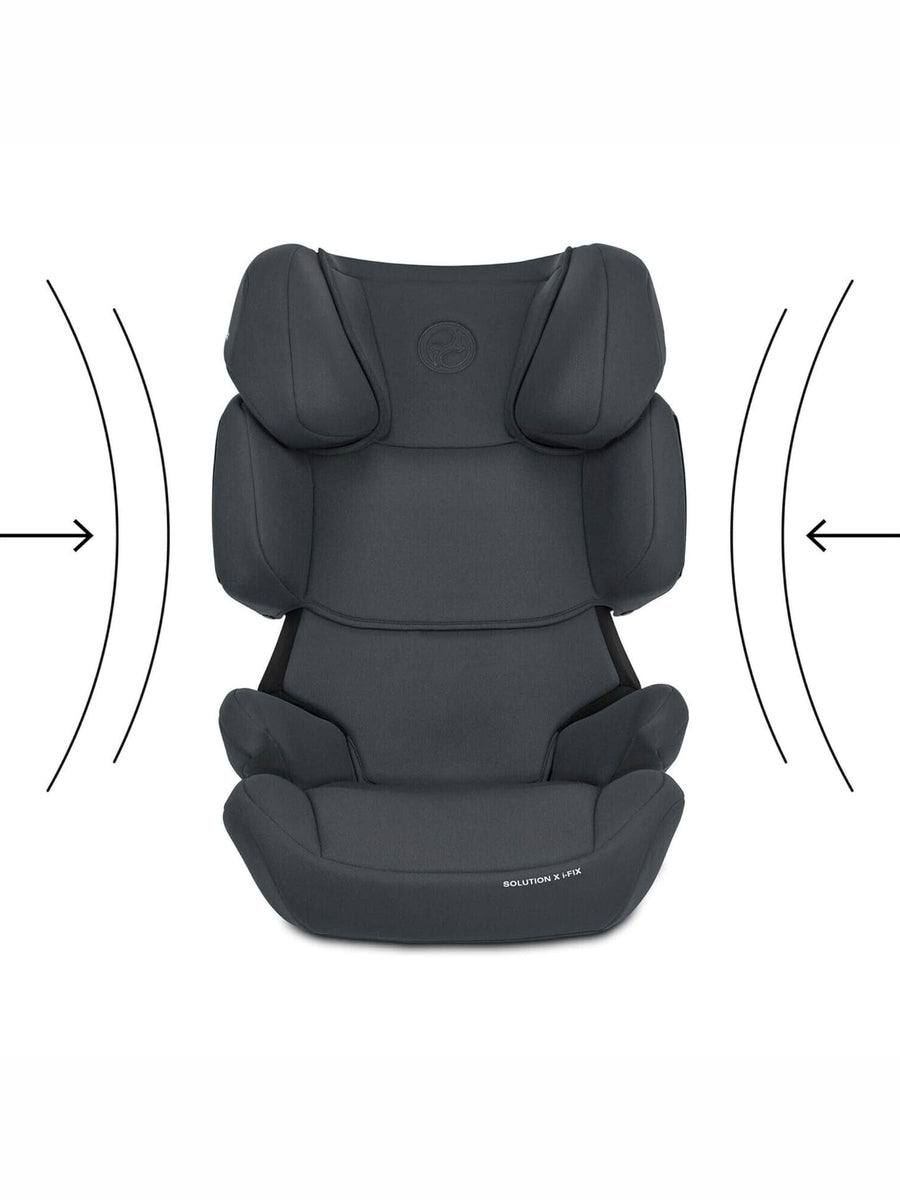 Cybex Solution X i-Size i-Fix Child Car Seat with Isofix Cobblestone Light Grey Cybex Mama's Joy
