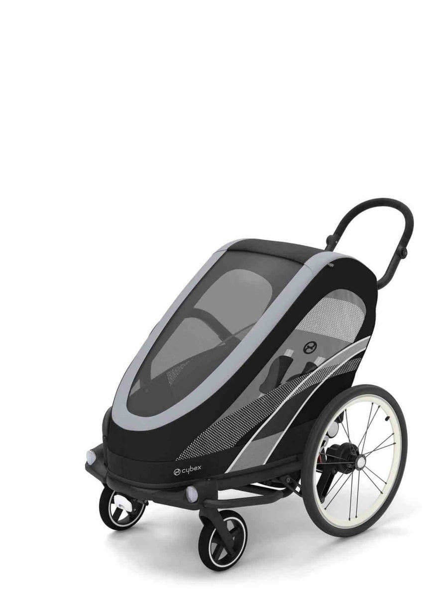 Cybex Zeno Bike Trailer & Pushchair – All Black Cybex Mama's Joy