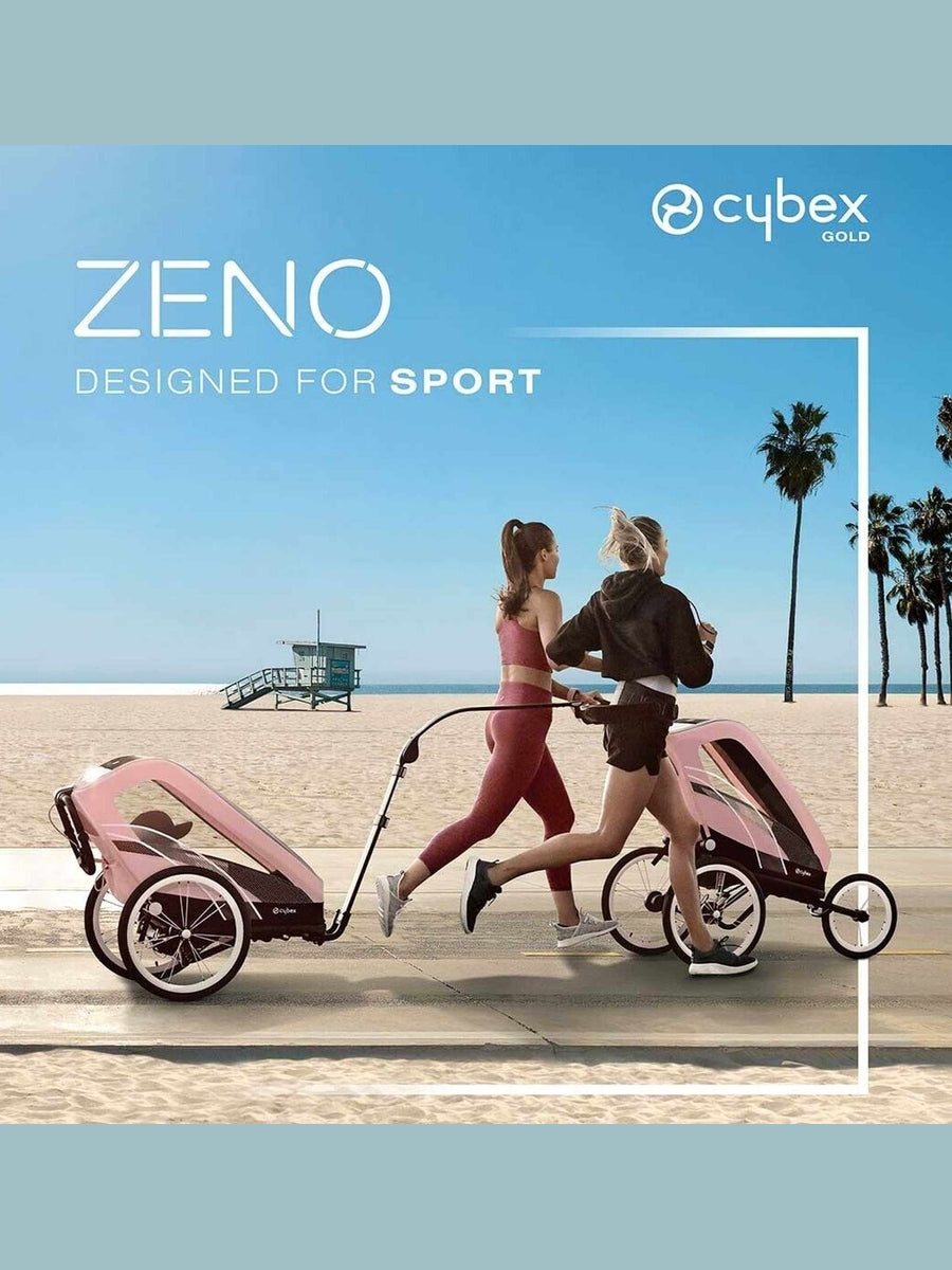 Cybex Zeno Pull Comfortable Padded Adjustable Waistband Running Kit - Black Cybex Mama's Joy