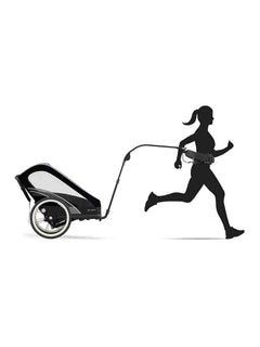 Cybex Zeno Pull Comfortable Padded Adjustable Waistband Running Kit - Black Cybex Mama's Joy
