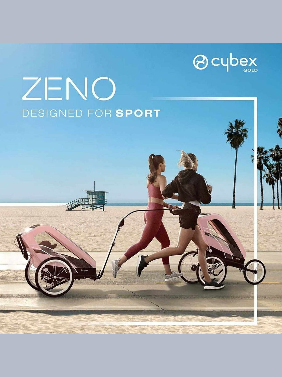 Cybex Zeno Pull Comfortable Padded Adjustable Waistband Running Kit - Black Cybex Mama's Joy