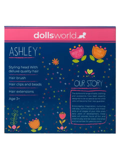 Dollsworld Ashley Styling Head Playset – Creative Hair Styling Fun for Kids 3+ with Accessories John Adams Mama's Joy