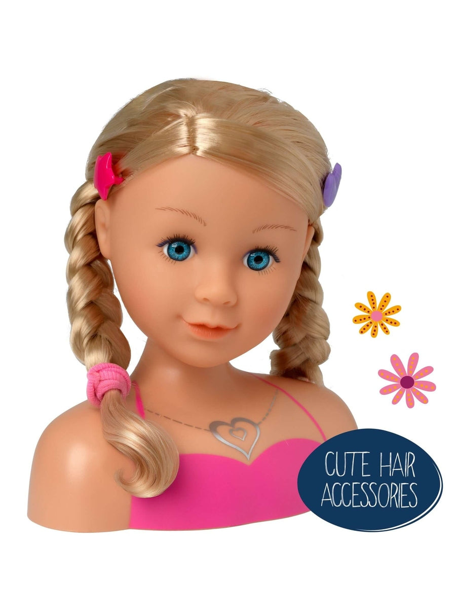 Dollsworld Ashley Styling Head Playset – Creative Hair Styling Fun for Kids 3+ with Accessories John Adams Mama's Joy