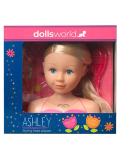 Dollsworld Ashley Styling Head Playset – Creative Hair Styling Fun for Kids 3+ with Accessories John Adams Mama's Joy