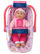 Dollsworld Isabella – 30cm Soft Bodied Doll with Rocking Infant Carrier John Adams Mama's Joy