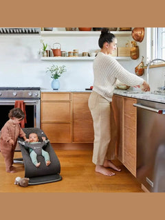 Ergobaby Evolve 3-in-1 Bouncer Seat Multi Position Baby Fits Newborns Toddler Charcoal Grey Ergobaby Mama's Joy