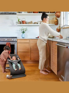 Ergobaby Evolve 3-in-1 Bouncer Seat Multi Position Baby Fits Newborns Toddler Charcoal Grey Ergobaby Mama's Joy