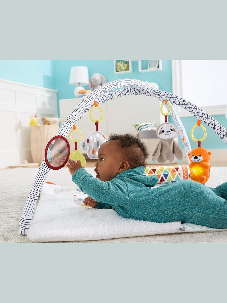 Fisher-Price Perfect Sense Deluxe Gym HBB74, Multicoloured Fisher-Price Mama's Joy