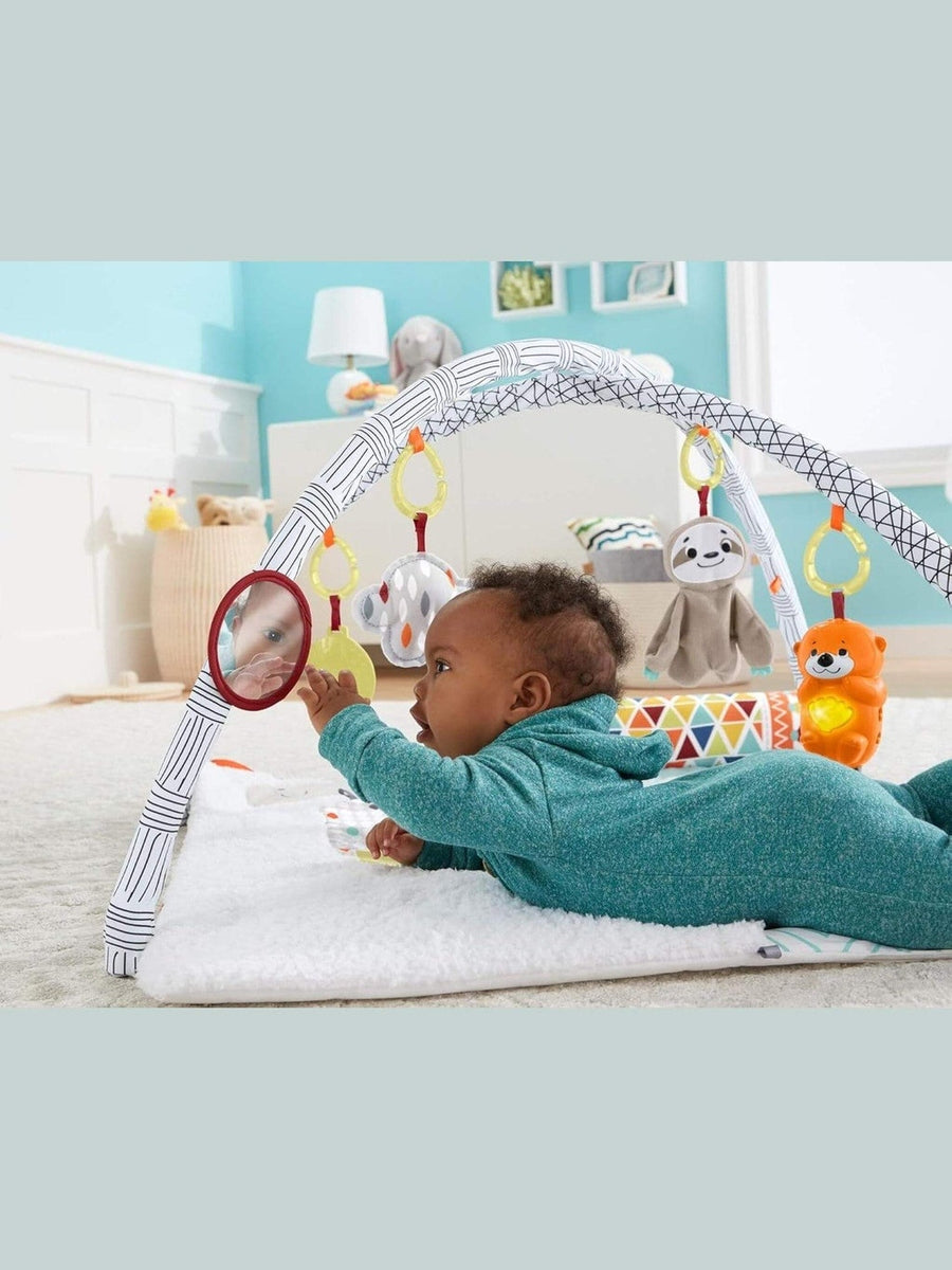 Fisher-Price Perfect Sense Deluxe Gym HBB74, Multicoloured Fisher-Price Mama's Joy