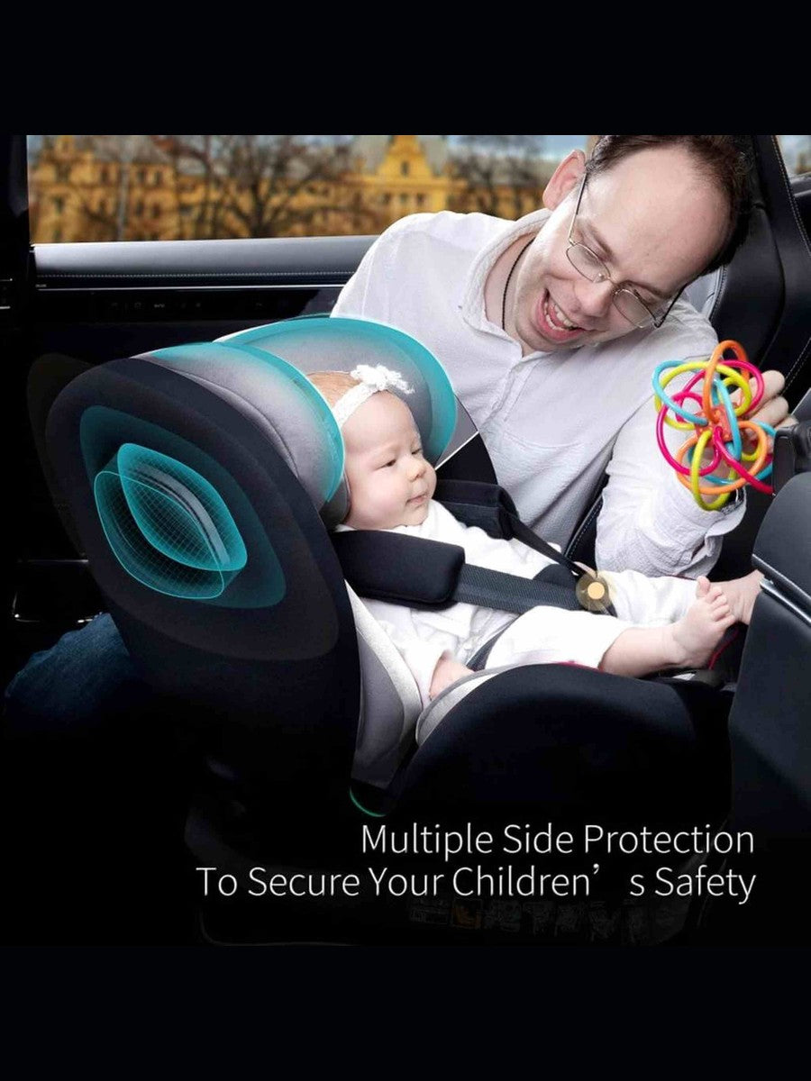 Globalkids 360 Degree Rotating ISOFIX Baby Car Seat with Top Tether Red Globalkids Mama's Joy