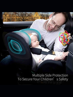 Globalkids 360 Degree Rotating ISOFIX Baby Car Seat with Top Tether Red Globalkids Mama's Joy