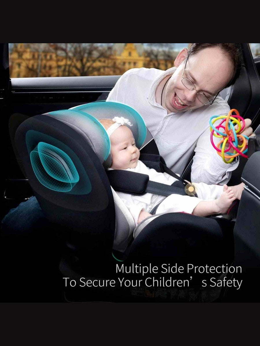 Globalkids 360 Degree Rotating ISOFIX Baby Car Seat with Top Tether Red Globalkids Mama's Joy