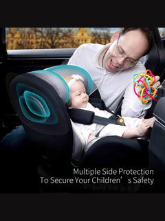 Globalkids 360 Degree Rotating ISOFIX Baby Car Seat with Top Tether Red Globalkids Mama's Joy