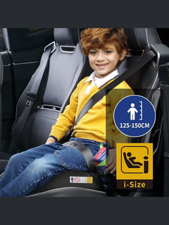 Globalkids I-Size Booster Car Seat - 125-150cm, Child Booster Seat, Comfortable Red/Black Globalkids Mama's Joy