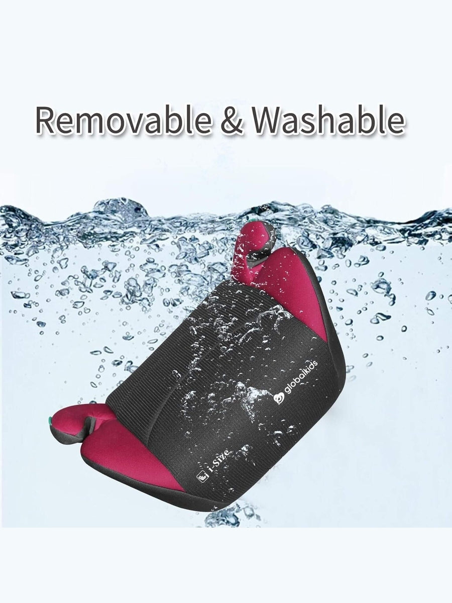 Globalkids I-Size Booster Car Seat - 125-150cm, Child Booster Seat, Comfortable Red/Black Globalkids Mama's Joy