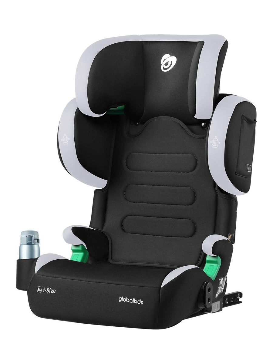Globalkids Toddler i-Size High Back Booster Car Seat ISOFIX Black Globalkids Mama's Joy