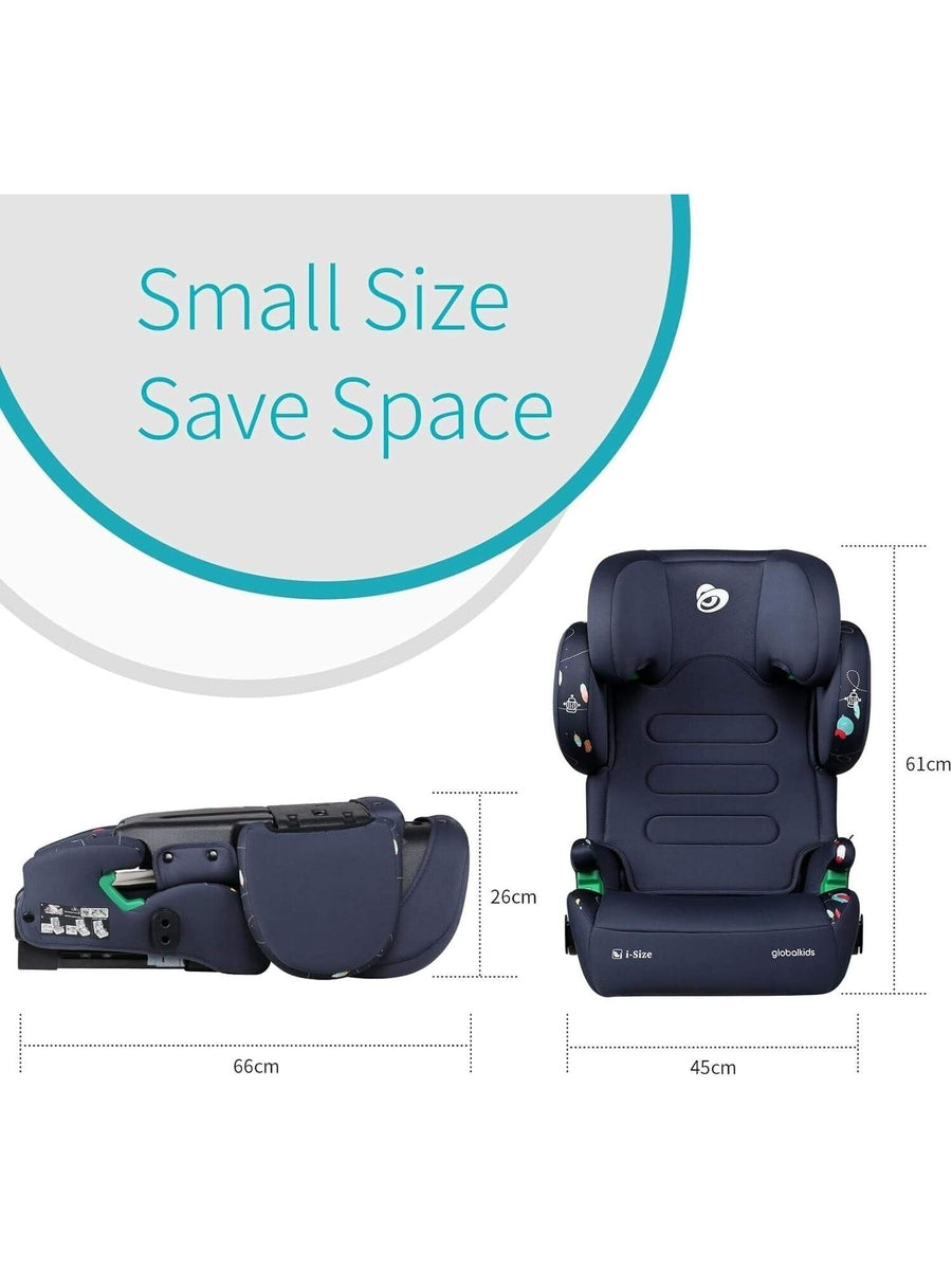 Globalkids Toddler i-Size High Back Booster Car Seat ISOFIX Globalkids Mama's Joy