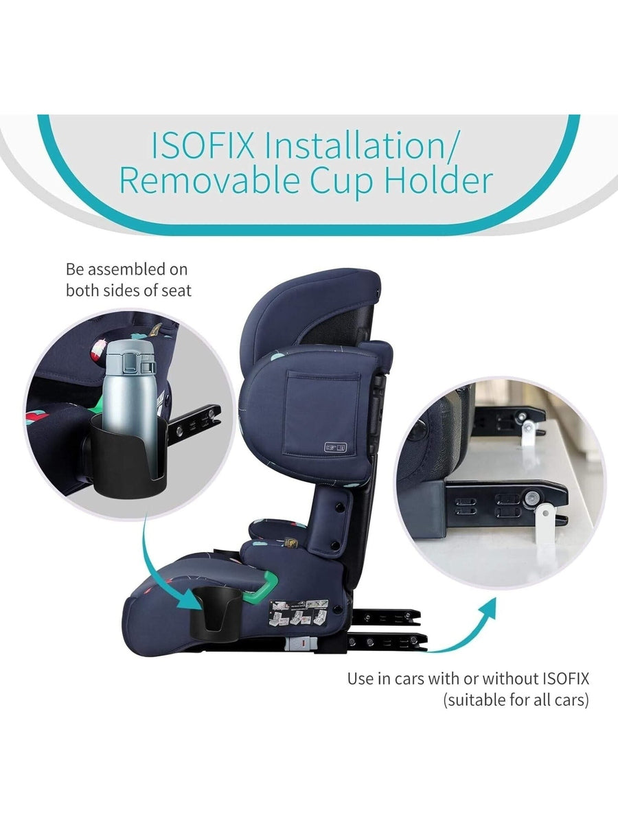 Globalkids Toddler i-Size High Back Booster Car Seat ISOFIX Globalkids Mama's Joy