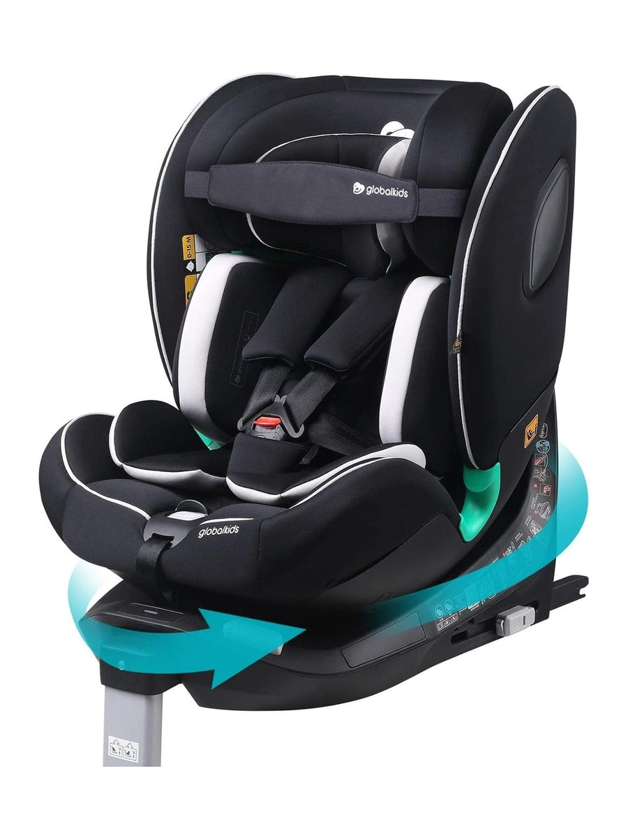 Globalkids i-Size 360 Swivel Car Seat – ISOFIX 40–150cm, Birth–12y