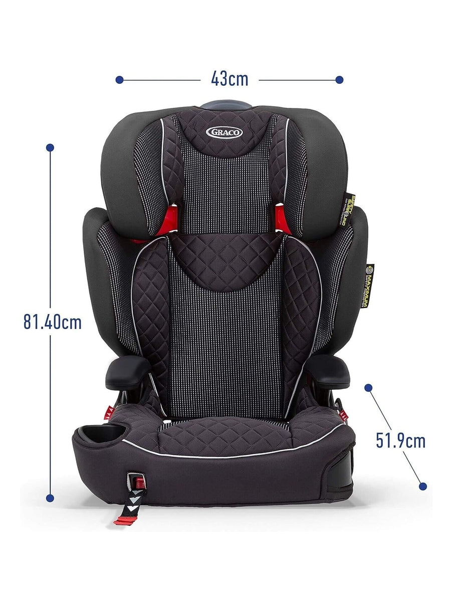 Graco Affix R44 Child Car Seat Highback Booster with Isocatch Connectors - Black Graco Mama's Joy