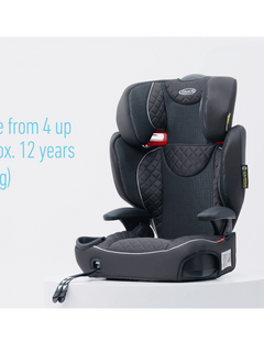 Graco Affix R44 Child Car Seat Highback Booster with Isocatch Connectors - Black Graco Mama's Joy