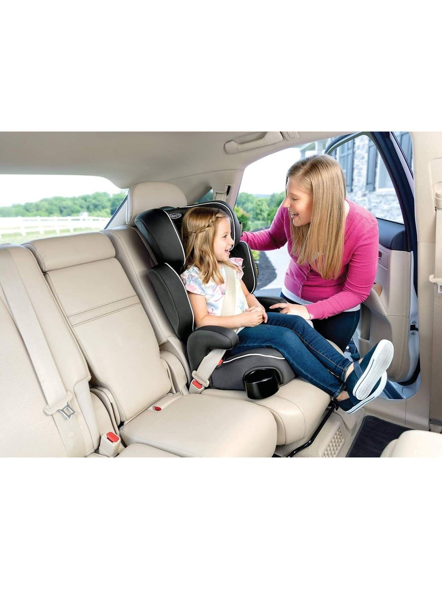 Graco Assure R44 Highback Booster car seat with cupholders, Suitable from approx. 4 to 12 years 15-36kg , Black fashion Graco Mama's Joy