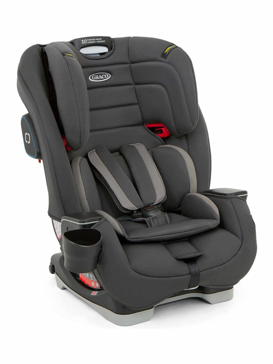Graco Avolve Car Seat with ISOCATCH Connectors, Group 1/2/3, Charcoal Graco Mama's Joy
