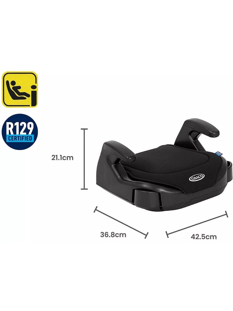 Graco Car Seat Booster Basic R129 – Black Graco Mama's Joy