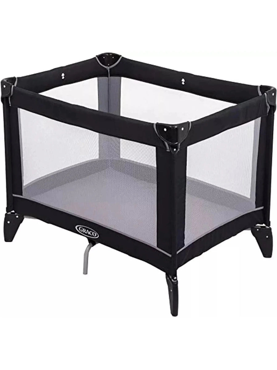 Graco Compact Travel Cot – Easy Fold, Lightweight, Travel Bag Included | Birth to 3 Years Graco Mama's Joy