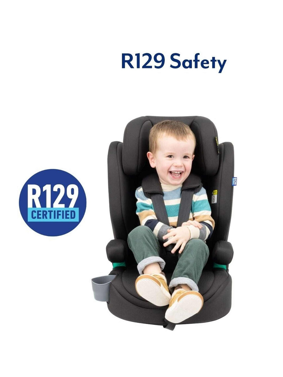 Graco Eldura R129 Car seat Booster 40-150cm Approx up to 12 years - Midnight Graco Mama's Joy