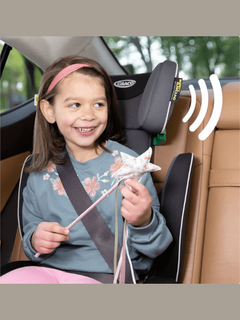 Graco Logico L i-Size Highback Car Seat Booster from 3.5 to 12 years, Midnight Graco Mama's Joy