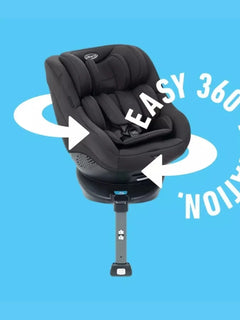 Graco Turn2Me Child Car Seat Group 0+/1 R44 with Isofix and 360° Rotating Black Graco Mama's Joy