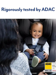 Graco Turn2Me Child Car Seat Group 0+/1 R44 with Isofix and 360° Rotating Black Graco Mama's Joy