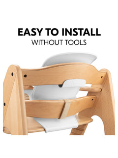 Hauck Alpha+ Economy High Chair Bundle - Wooden High Chair - Beech Natural Hauck Mama's Joy