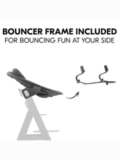 Hauck Alpha+ Premium Bundle Grey High Chair - Beech Grey Hauck Mama's Joy