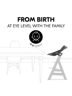 Hauck Alpha+ Premium Bundle Grey High Chair - Beech Grey Hauck Mama's Joy