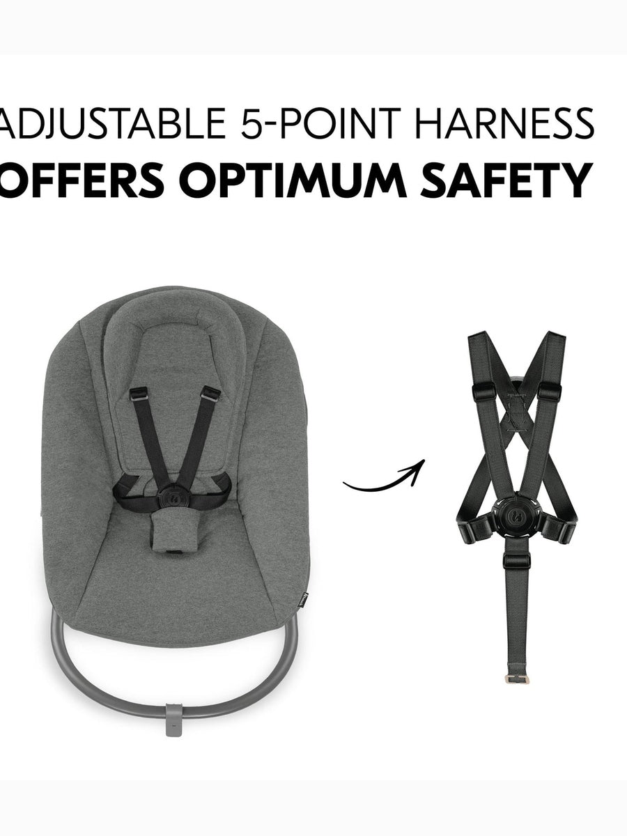 Hauck Alpha+ Premium Bundle Grey High Chair - Beech Grey Hauck Mama's Joy