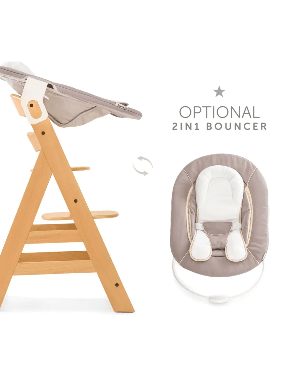 Hauck Alpha+ Wooden Highchair - Natural Hauck Mama's Joy