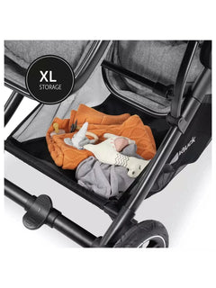Hauck Atlantic Twin Pushchair – Grey | Convertible Twin Pram & Pushchair with Universal Car Seat Compatibility Hauck Mama's Joy