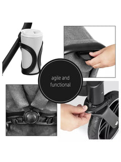 Hauck Atlantic Twin Pushchair – Grey | Convertible Twin Pram & Pushchair with Universal Car Seat Compatibility Hauck Mama's Joy