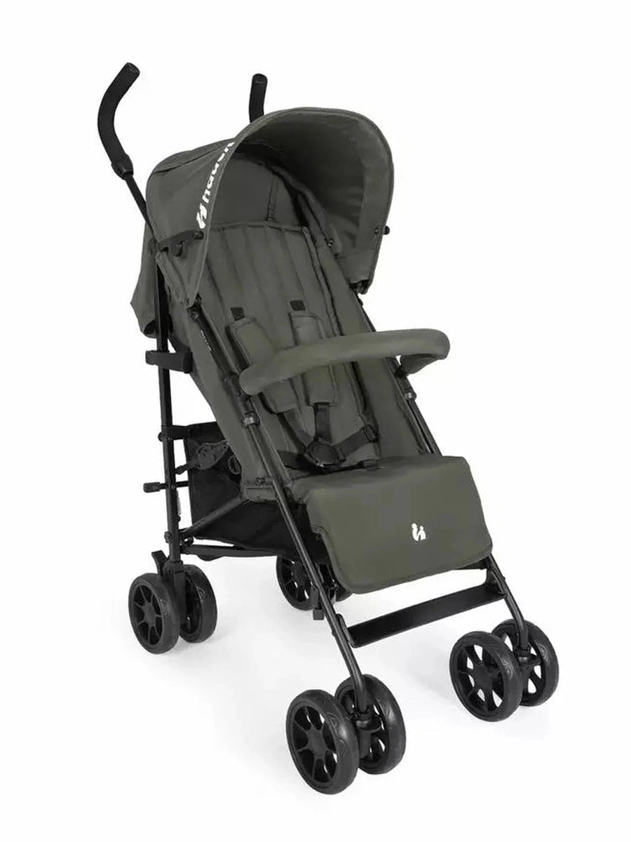 Hauck Fold N Care Pushchair – Olive Lightweight Travel Stroller