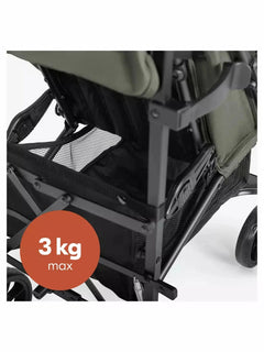 Hauck Fold N Care Pushchair – Olive Lightweight Travel Stroller