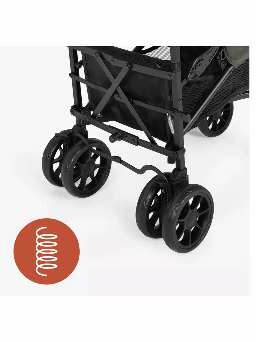 Hauck Fold N Care Pushchair – Olive Lightweight Travel Stroller