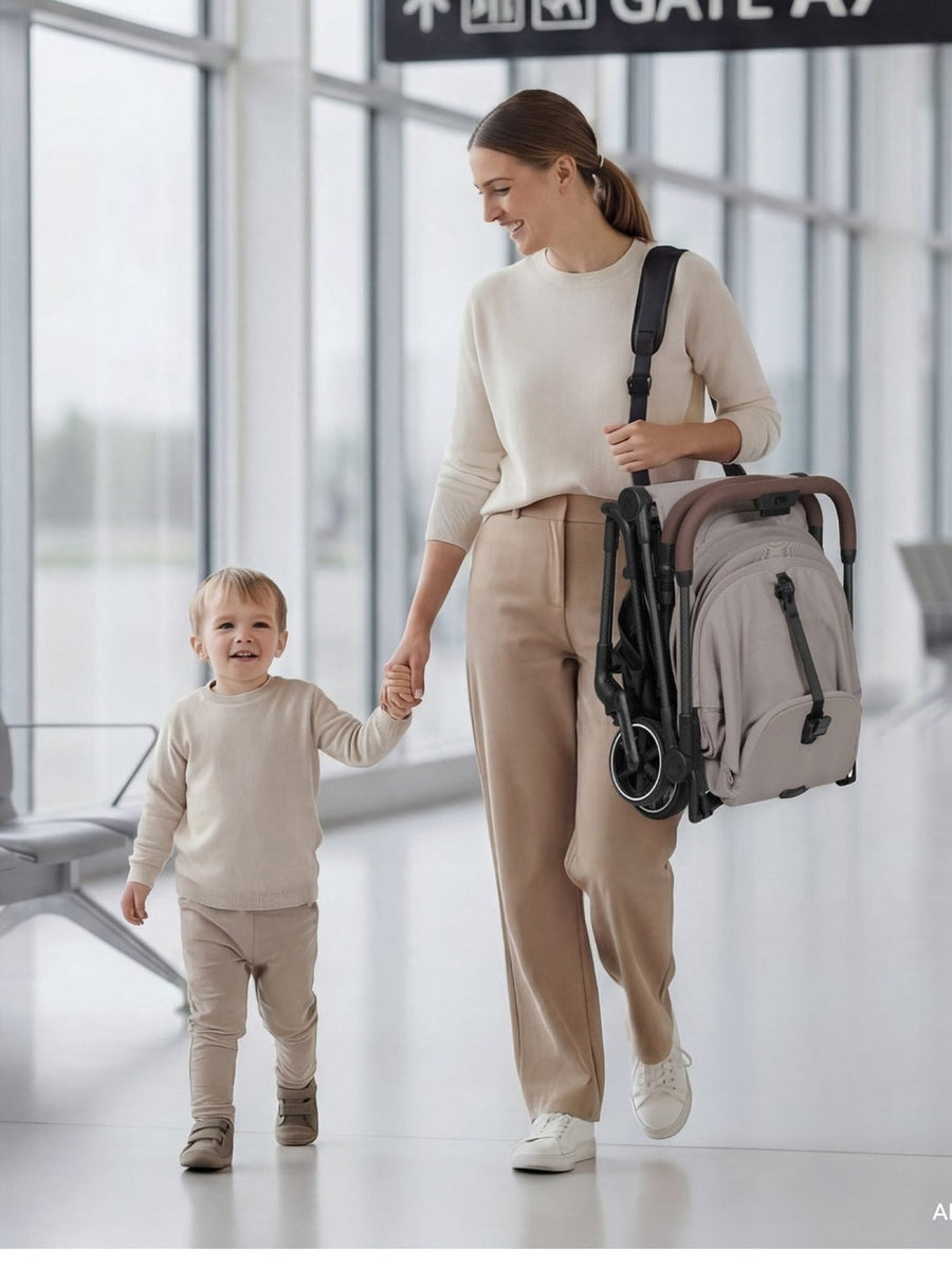 Hauck Lite N Care Carbon Travel Stroller Hauck Mama's Joy