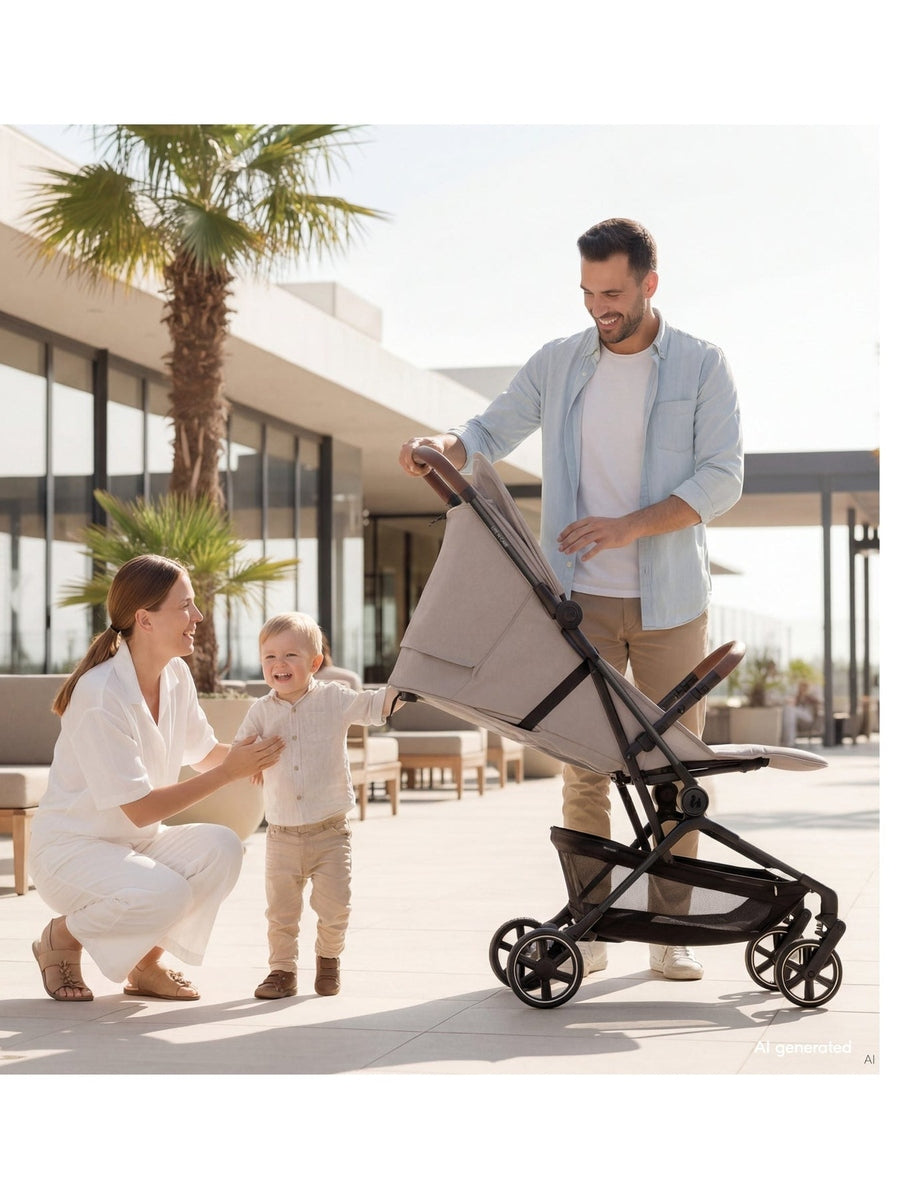 Hauck Lite N Care Carbon Travel Stroller Hauck Mama's Joy